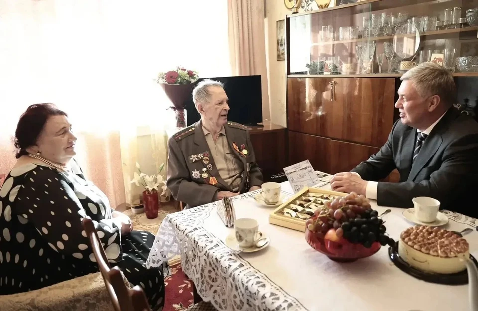 Участник Великой Отечественной войны из Ульяновска отметил 100-летний юбилей | ФОТО: канал в МАХ губернатора Алексея Русских