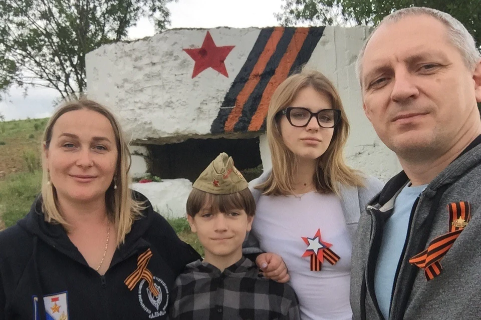 Председатель севастопольского отделения движения «Отцы России» и счастливый семьянин Виталий Мефаник.