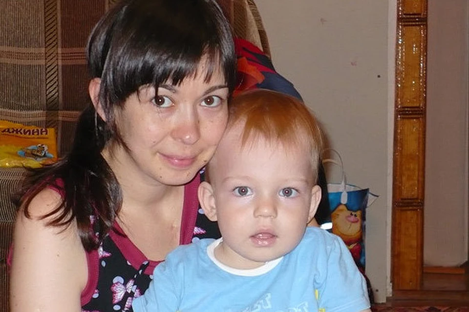 Татьяна Жаворонкова и ее сын Арсений