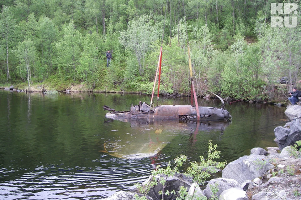 Сегодня в Мурманской области достали из-под воды штурмовик Ил-2.