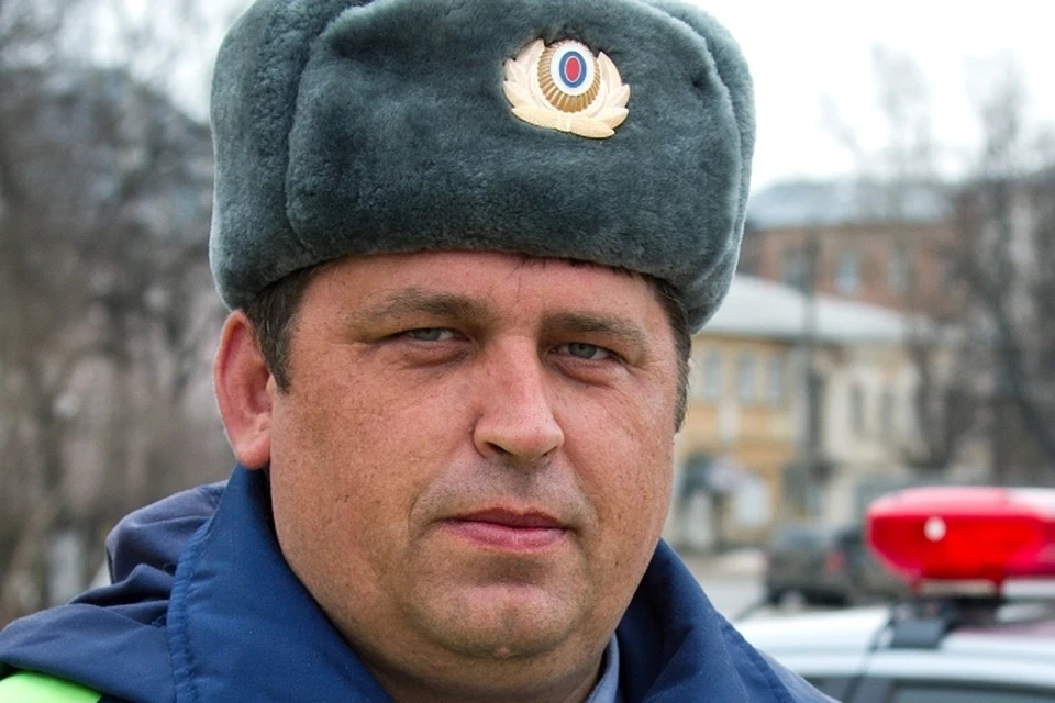 Инспектор ДПС Александровского района Алексей Королев
