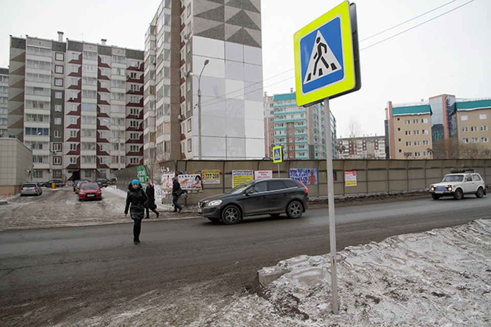 Каждый пятый пешеходный переход в Красноярске — опасный!