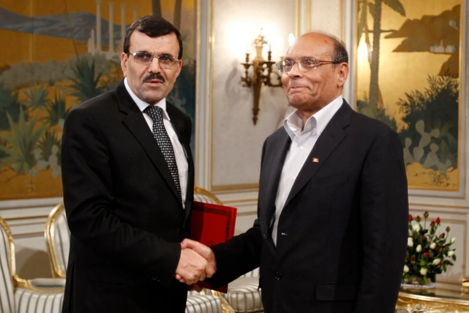 Новый премьер Туниса Али Лараед представил состав нового правительства президенту страны Монсефу Марзуки