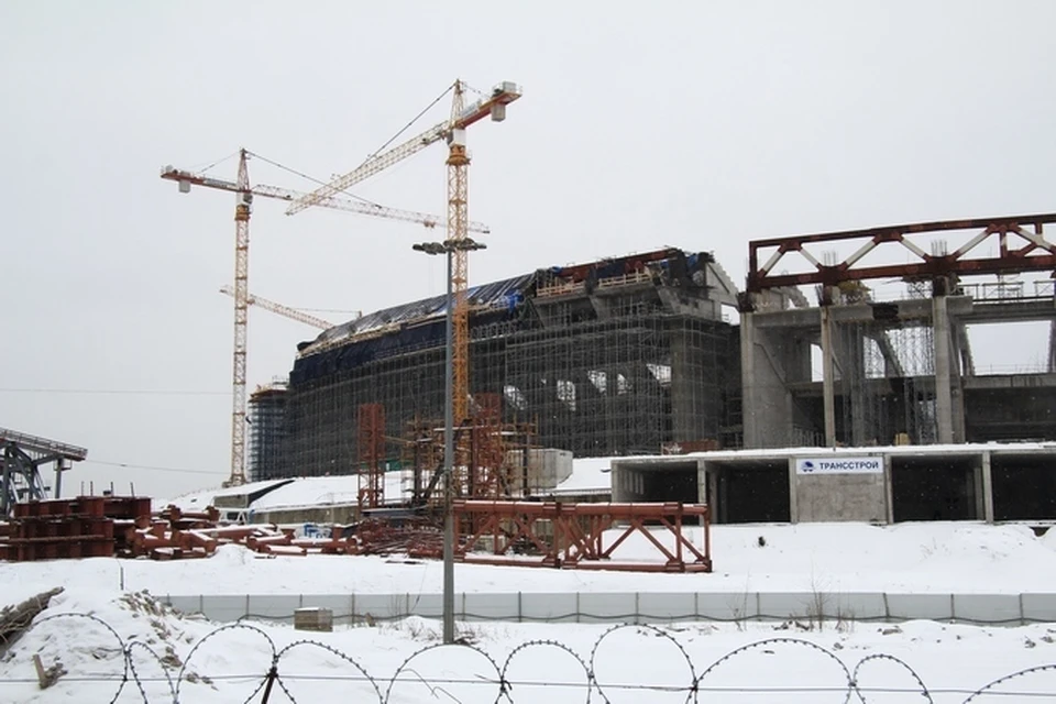 Стадион на Крестовском острове обещают сдать в 2016 году