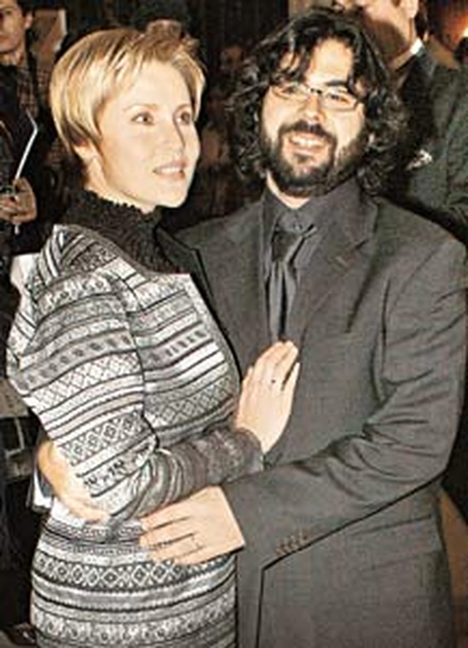 Жанна Агалакова с мужем