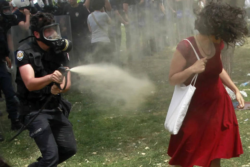 Стамбул пропах слезоточивым газом. Полиция вылила его в огромных количествах, стараясь разогнать толпы, состоящие из недовольных всех сортов и направлений