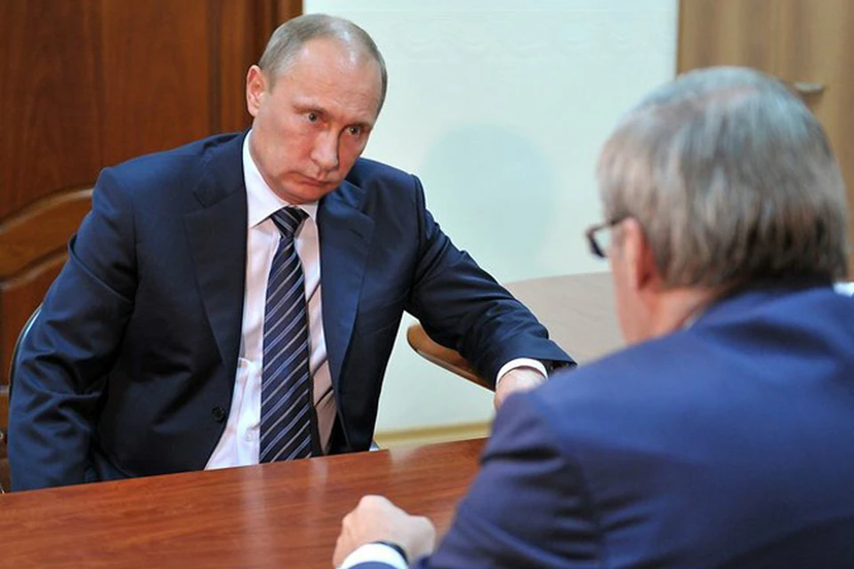 Владимир Путин встретился с полномочным представителем в Сибирском федеральном округе Виктором Толоконским