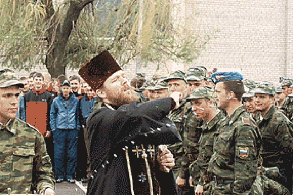Во многих частях батюшки уже служат