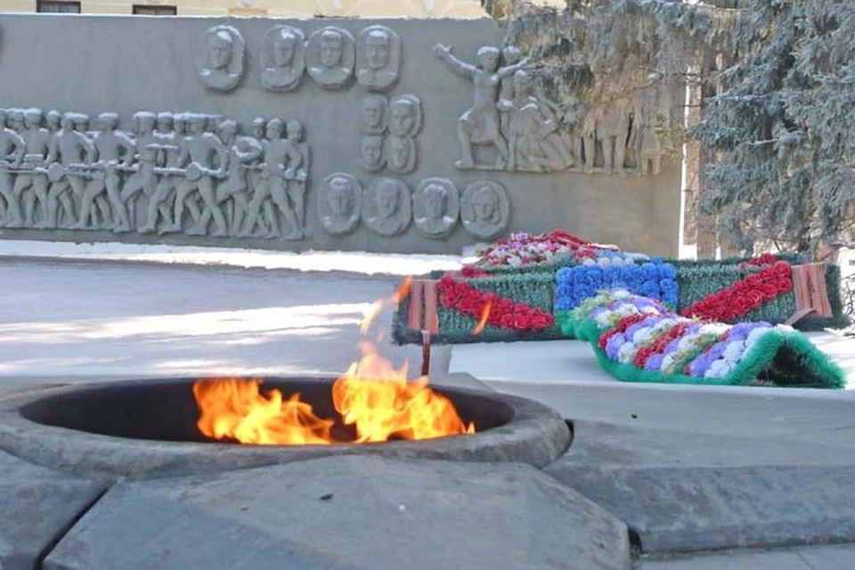 Вечный огонь в Тюмени.