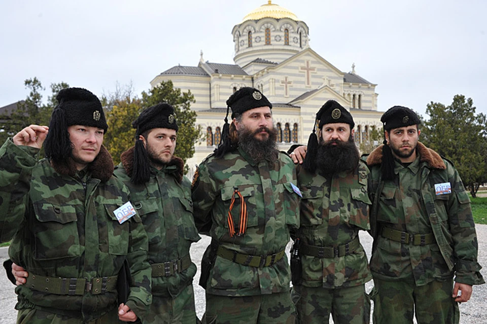 Сербов, приехавших в Севастополь помогать силам самообороны, пятеро
