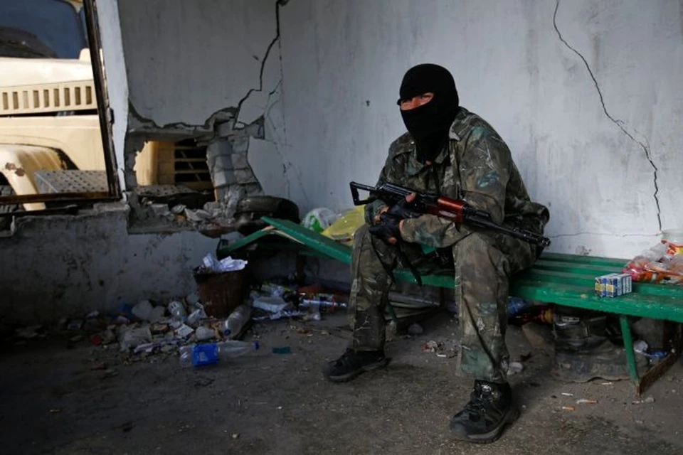 МВД Украины: Силовики уничтожили блокпосты ополченцев под Славянском