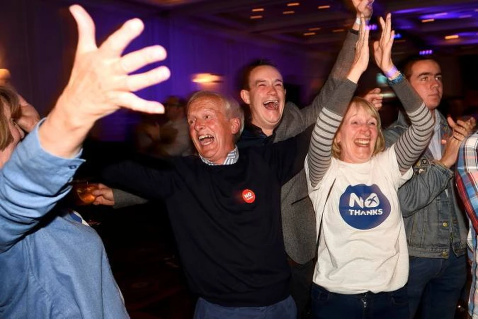 Итоги референдума в Шотландии: Противники независимости набрали большинство голосов