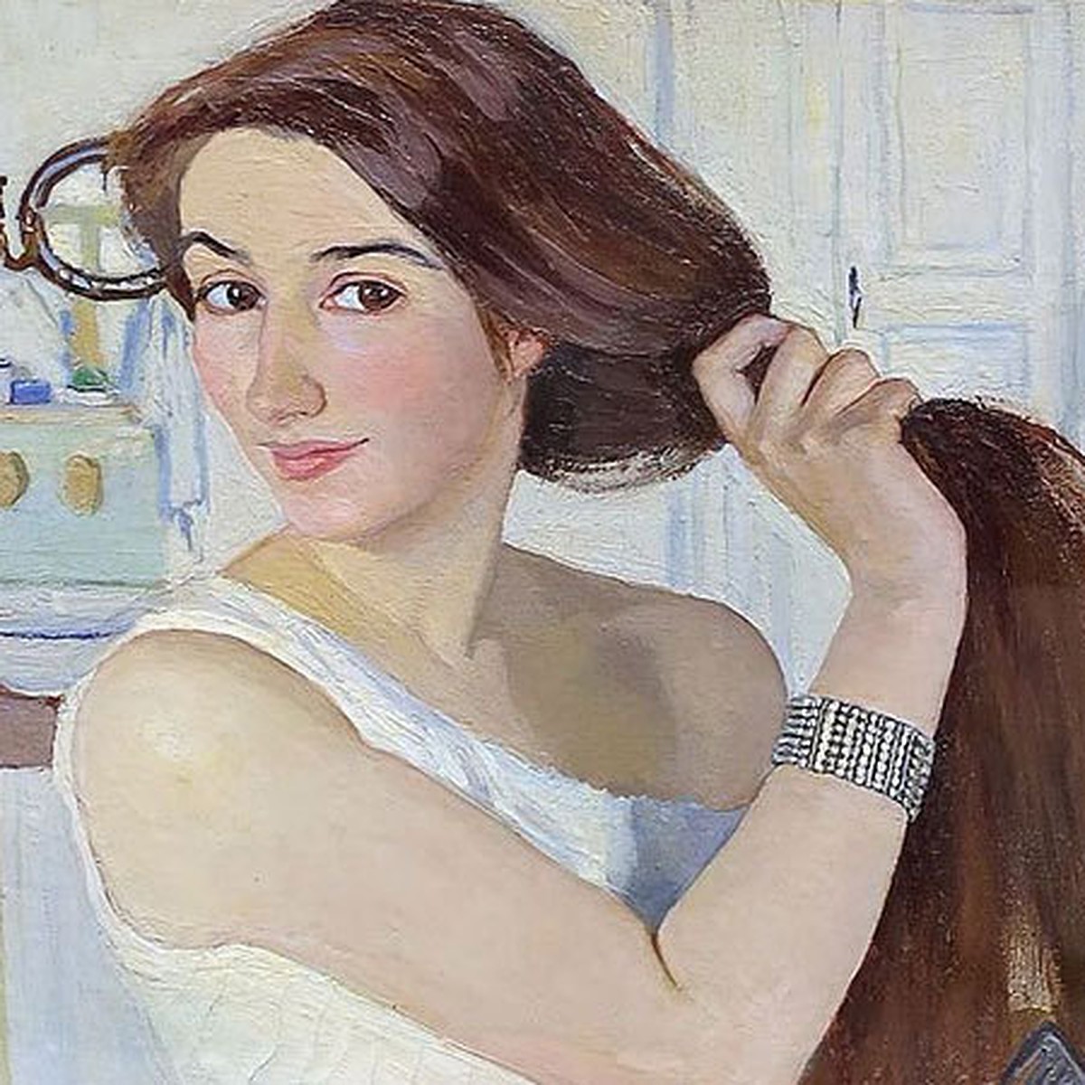 Зинаида Серебрякова, автопортрет (1909)