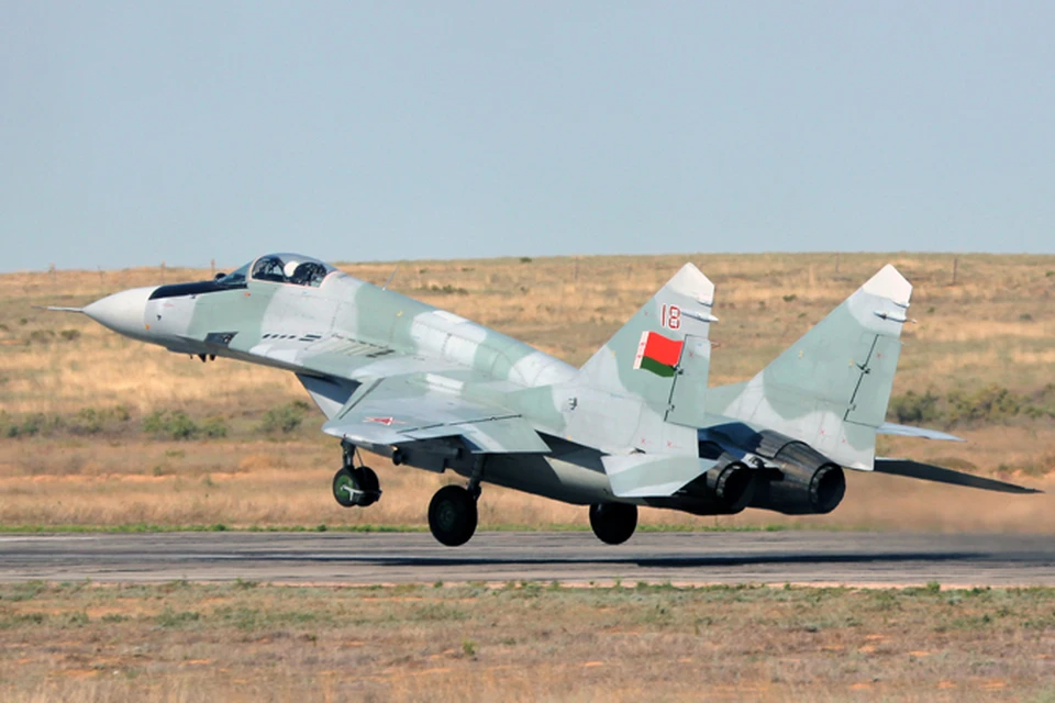 В Брестской области разбился военный самолет. Фото: www.mil.by