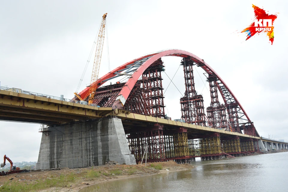 Продолжение бугринского моста на левом берегу проект