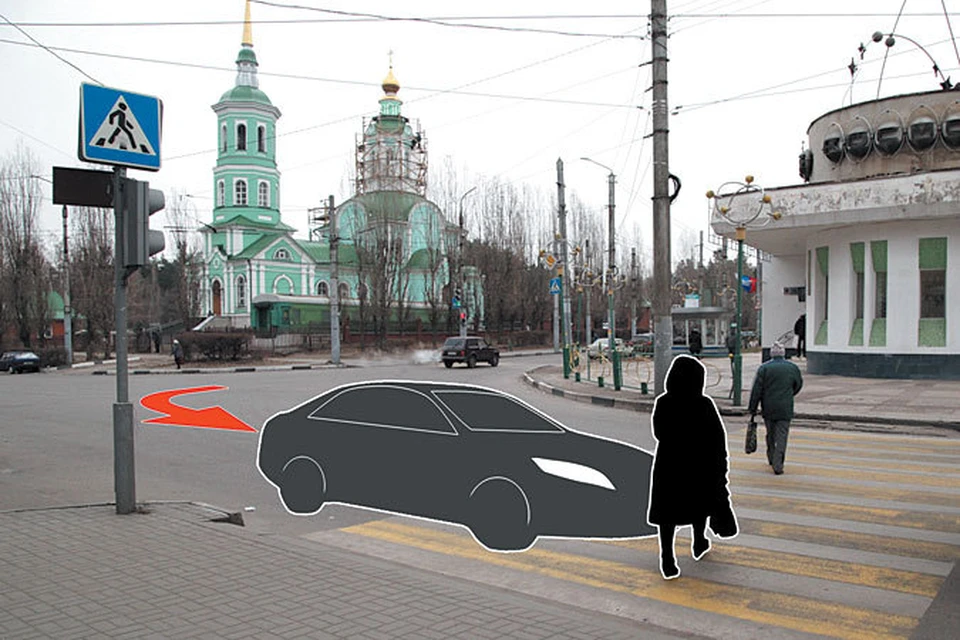 Как установило следствие, иномарка сбила женщину на пешеходном переходе.