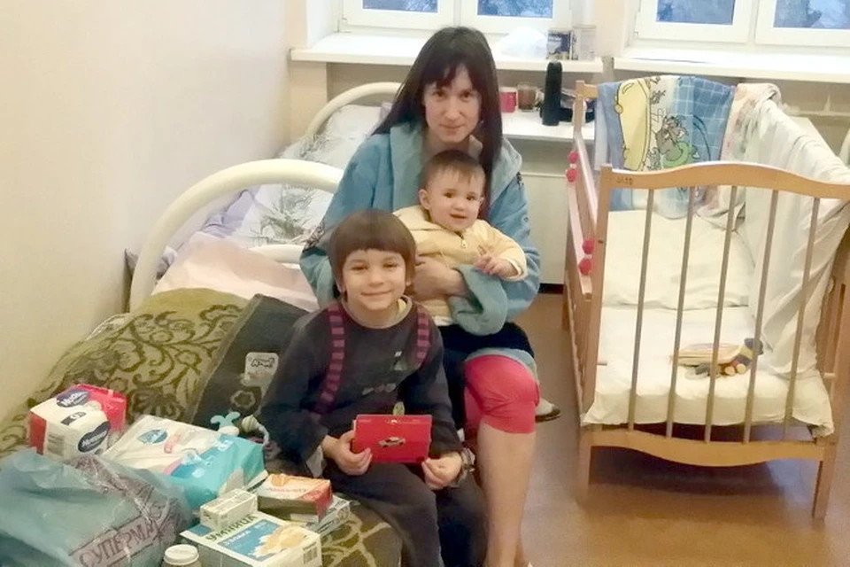 Сейчас Яна с детьми обрела кров в детской больнице, но что будет дальше - беженка не знает. Фото: Соцсеть