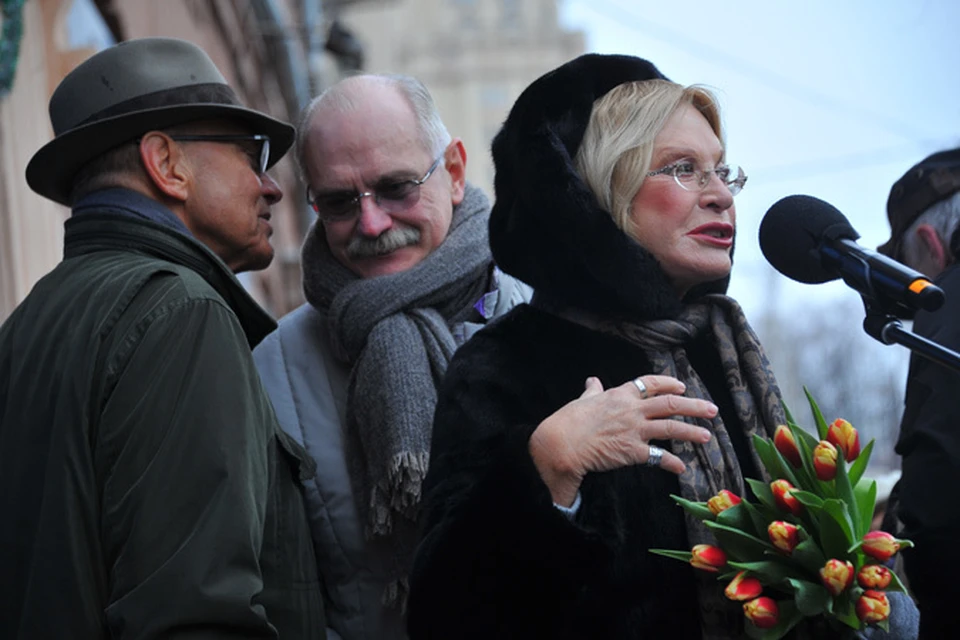 В это воскресенье на Поварской, 35 была установлена мемориальная доска в память о поэтессе и писательнице Наталье Кончаловской