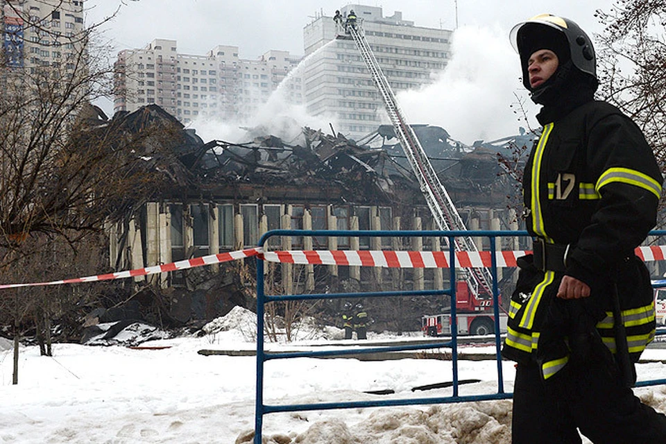 В библиотеке ИНИОН полностью сгорели читальные залы