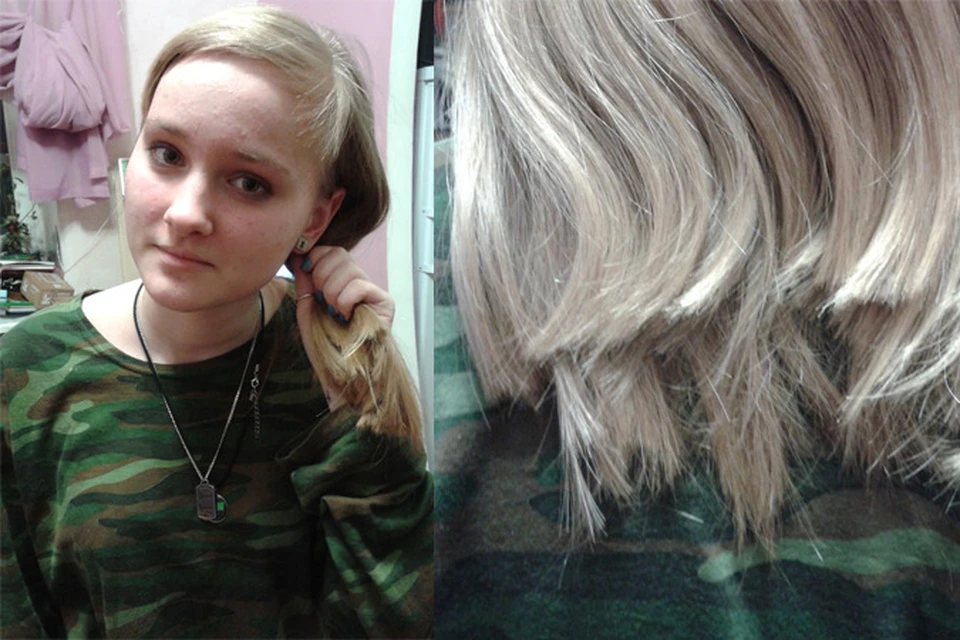 В Ижевске учительница отрезала школьнице волосы. Фото: личный архив Ольги Марковой.