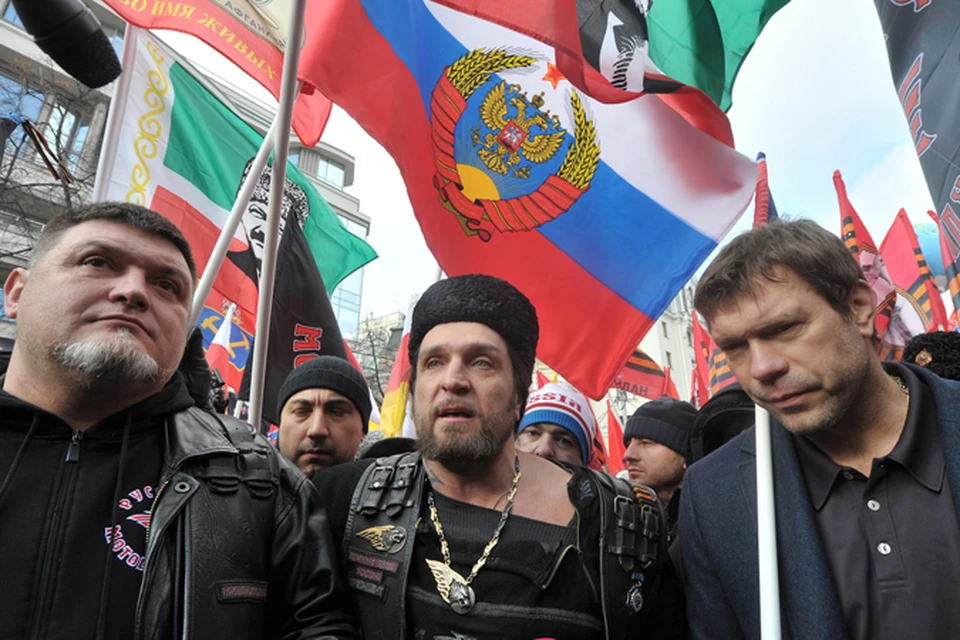 В столице отметили массовым шествием и митингом годовщину киевского вооруженного переворота