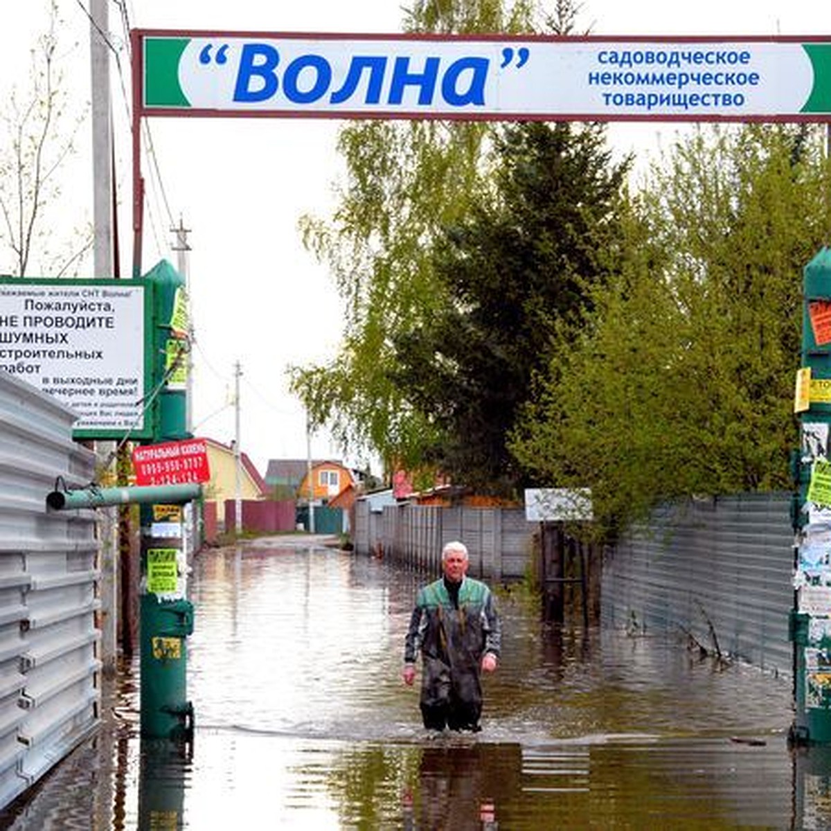 Волну» накрыло волной: из-за паводка в Новосибирской области введен режим  ЧС - KP.RU