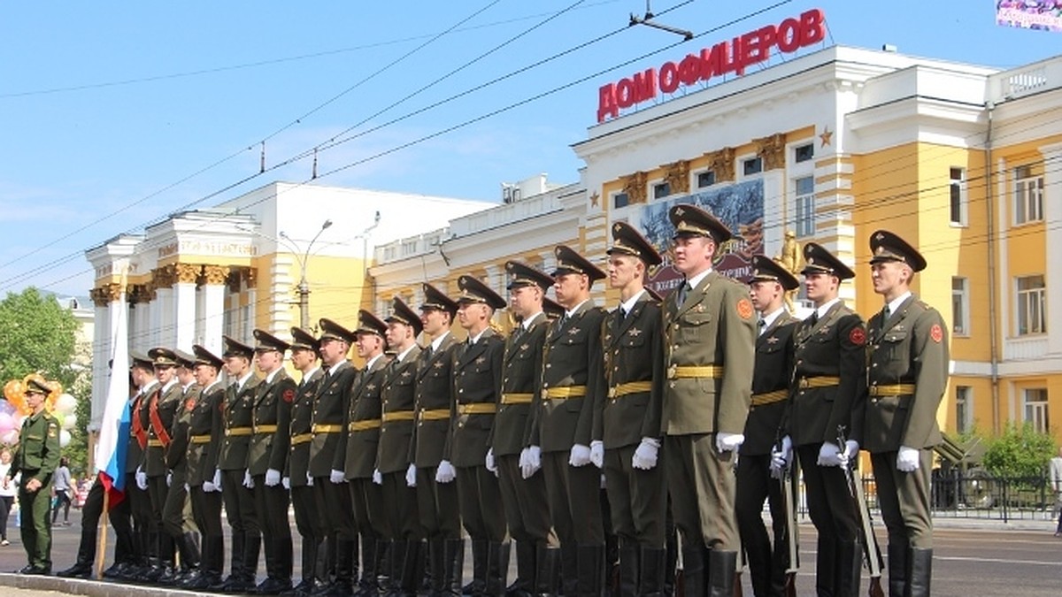 В День города коллектив Дома офицеров Забайкальского края принял участие в  праздничном шествии - KP.RU