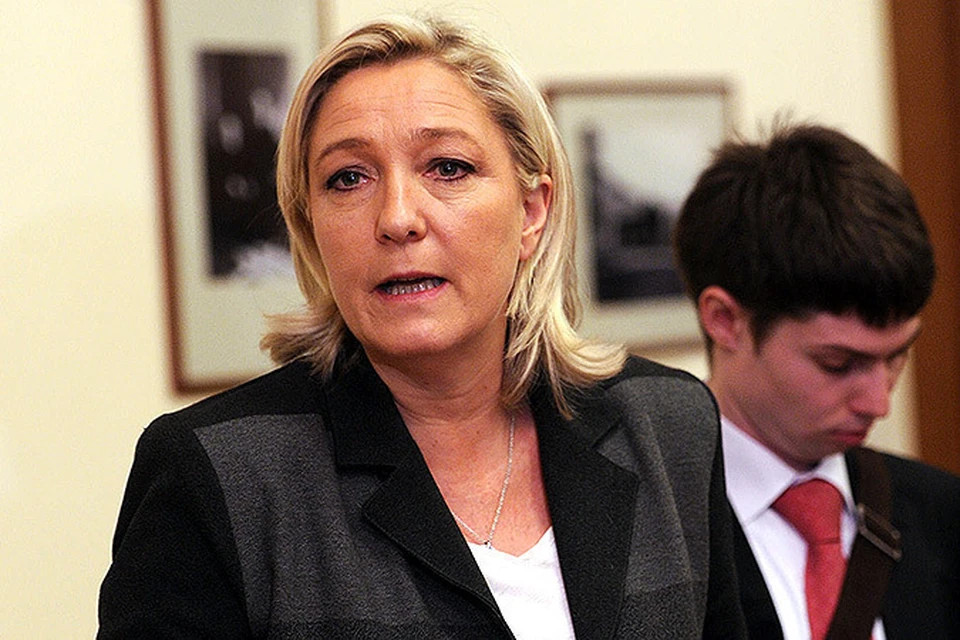 Лидер французской партии «Национальный фронт» Марин Ле Пен