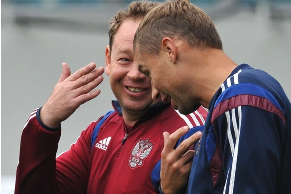 Слуцкий и Березуцкий с оптимизмом подходят к важной игре.