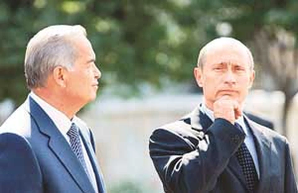 Путин и Каримов призадумались о том, как восстановить старые связи.