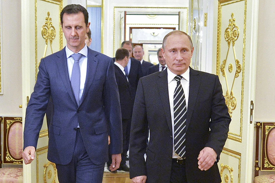 Башар Асад и Владимир Путин провели переговоры в Кремле.