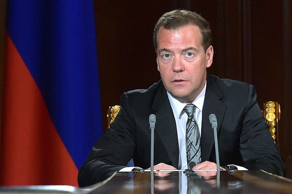 Дмитрий Медведев на совещании в подмосковных «Горках»