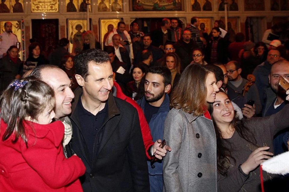 В церкви пресвятой Богородицы в Дамаске в тот вечер проходили празднования в преддверии Рождества по Григорианскому календарю