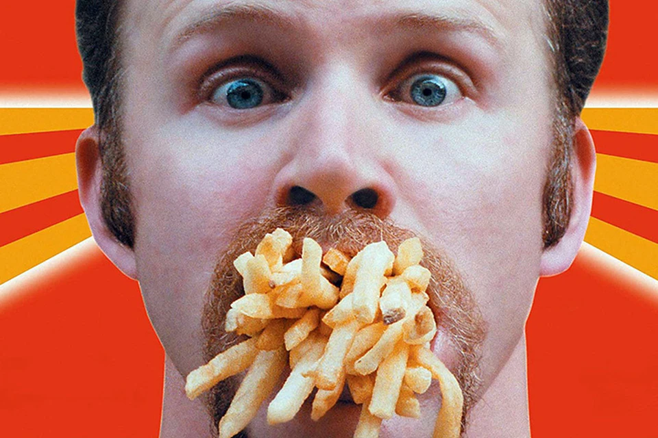 Еще любопытно, что в 2004 году Морган Сперлок снял документальный (!) фильм «Двойная порция». Он провел эксперимент на себе. Сперлоку было 33 года, вес 84,1 кг. при росте 1,88 м. Через 30 дней еды исключительно фастфуда и прочих гамбургеров он стал весить 95,2 кило
