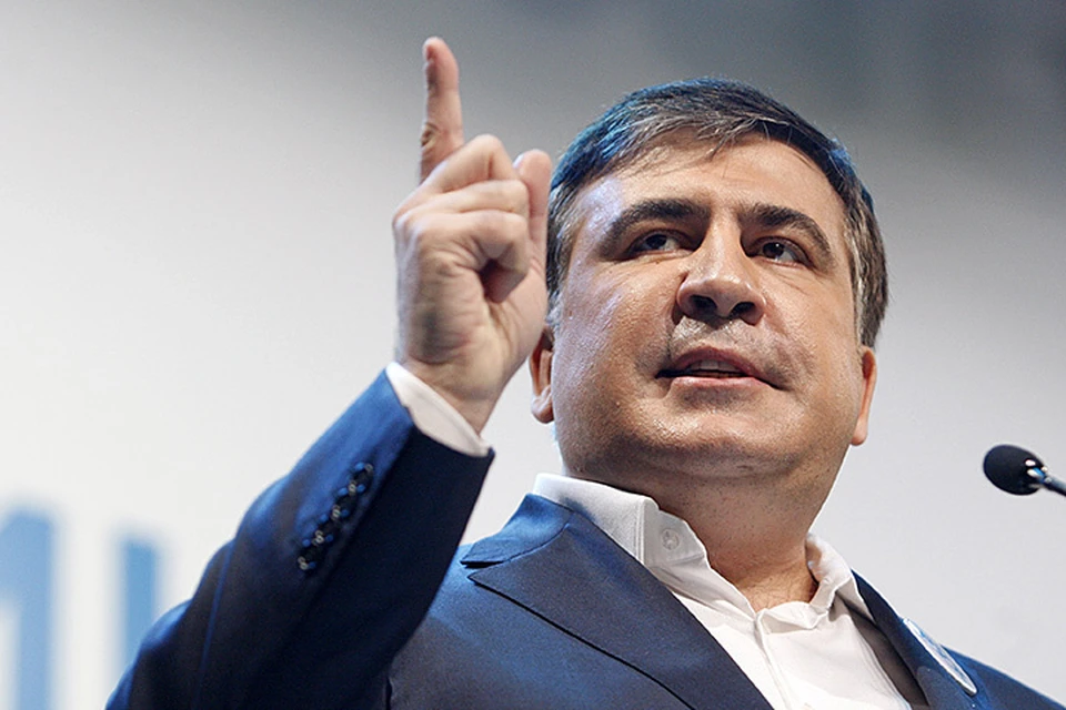Михаил Саакашвили изо всех сил старается поднять боевой дух украинцев. Фото: Zuma\TASS