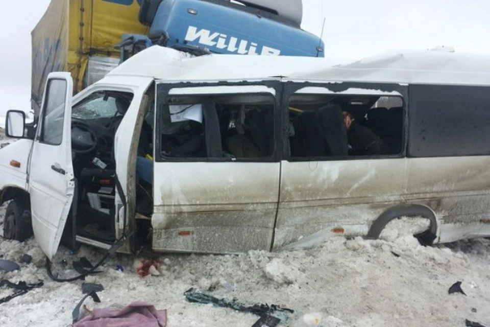 Фото очевидца ДТП