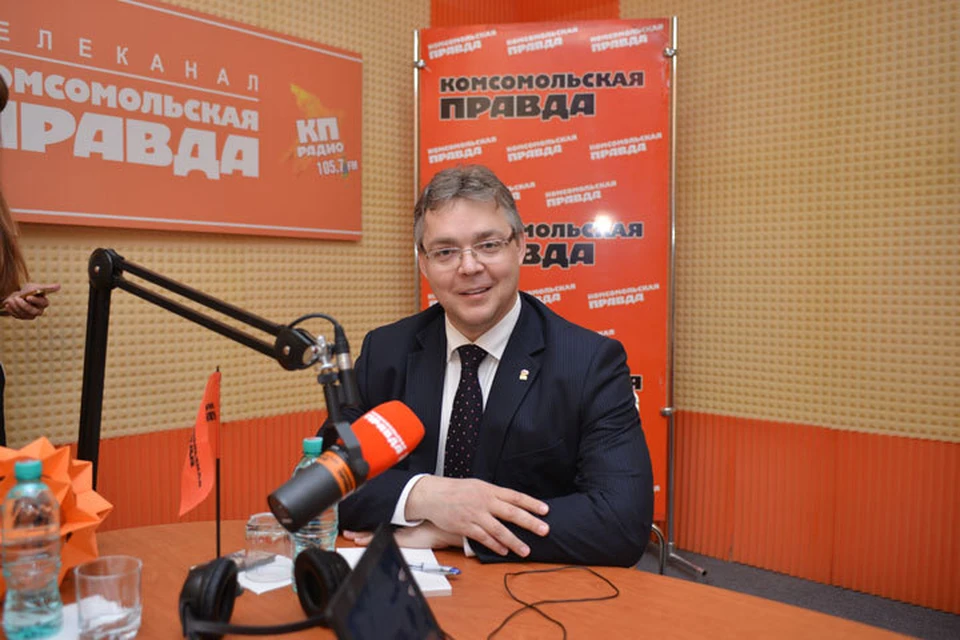 Владимир Владимиров дал откровенное интервью радио «Комсомольская правда в Ставрополе»