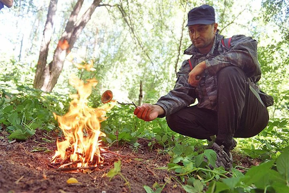 Подобный костёр в лесу может обернуться штрафом.