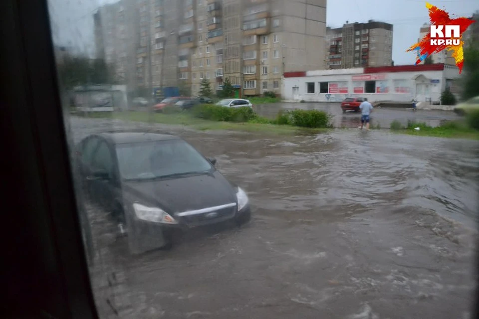Липецк затопило