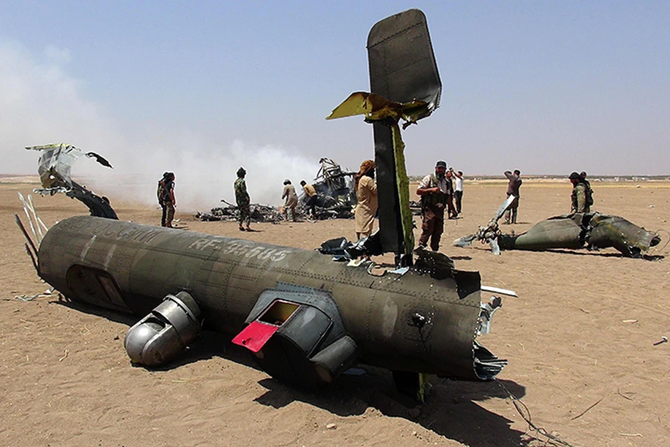 Ми-8 стал третьим российским вертолетом, потерянным в Сирии Фото: EASTNEWS/AFP