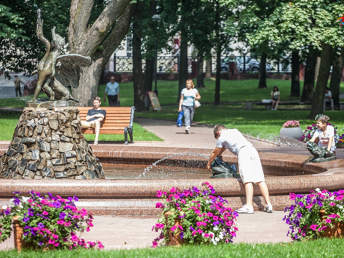 У мальчика с лебедем из Александровского сквера есть «братья» в Берлине и  Нью-Йорке - KP.RU