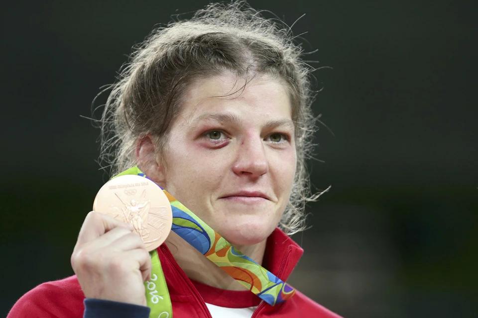 Олимпиада в Рио 2016: Екатерина Букина завоевала бронзу в вольной борьбе. Фото: REUTERS