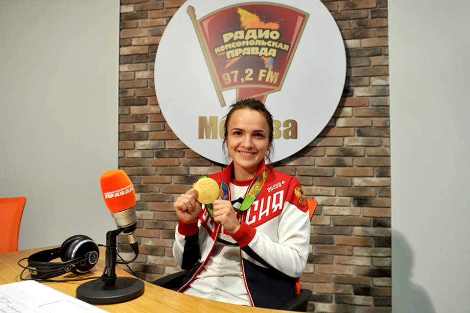 Гандболистка, Олимпийская чемпионка игр 2016 года в Рио-же-Жанейро Анна Вяхирева в гостях у Радио «Комсомольская правда»