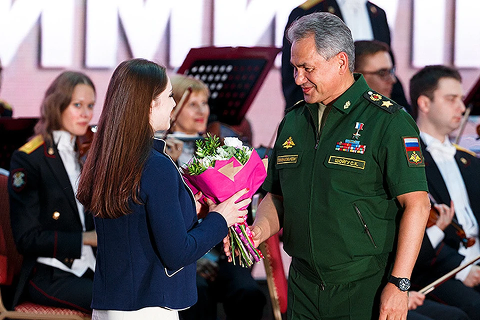 Сергей Шойгу и Алия Мустафина