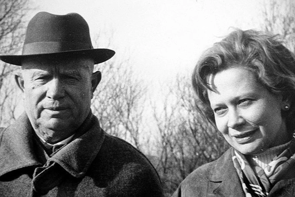 Никита Хрущев с внучкой Юлией