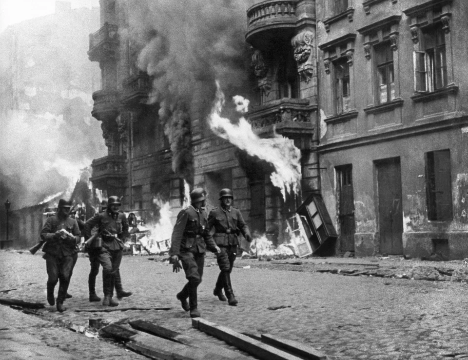 Варшавское гетто, 1943 год. Фото: ИТАР-ТАСС