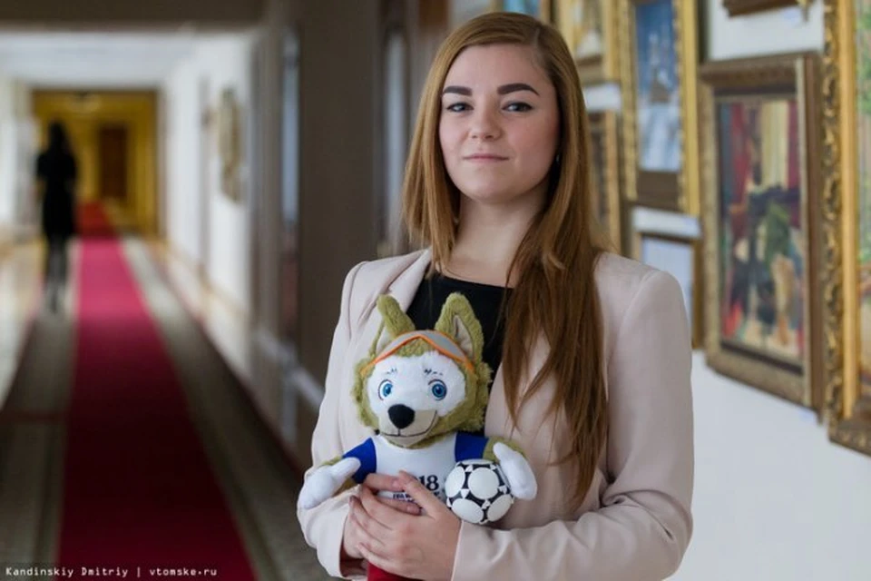 Томичка выиграла конкурс на символику чемпионата мира по футболу. Фото: Дмитрий Кандинский.