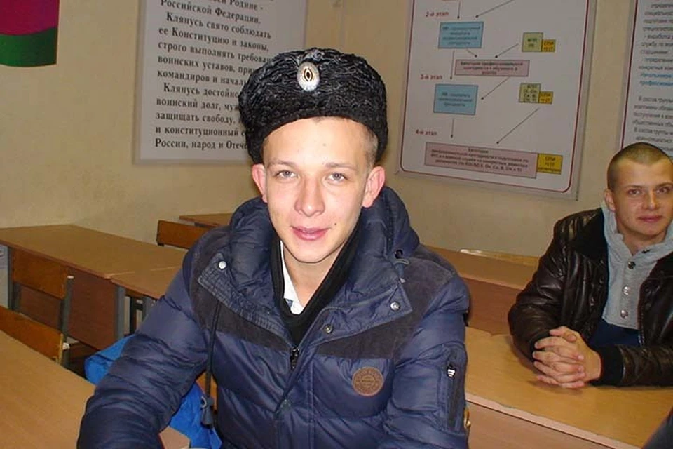 Дмитрий Мекшун перед отправкой в армию