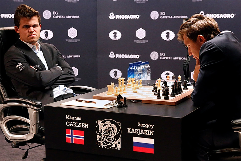 Сегодня ночью Карлсен и Карякин разыграют звание чемпиона мира по шахматам Карлсен и Карякин разыграли звание чемпиона мира по шахматам
