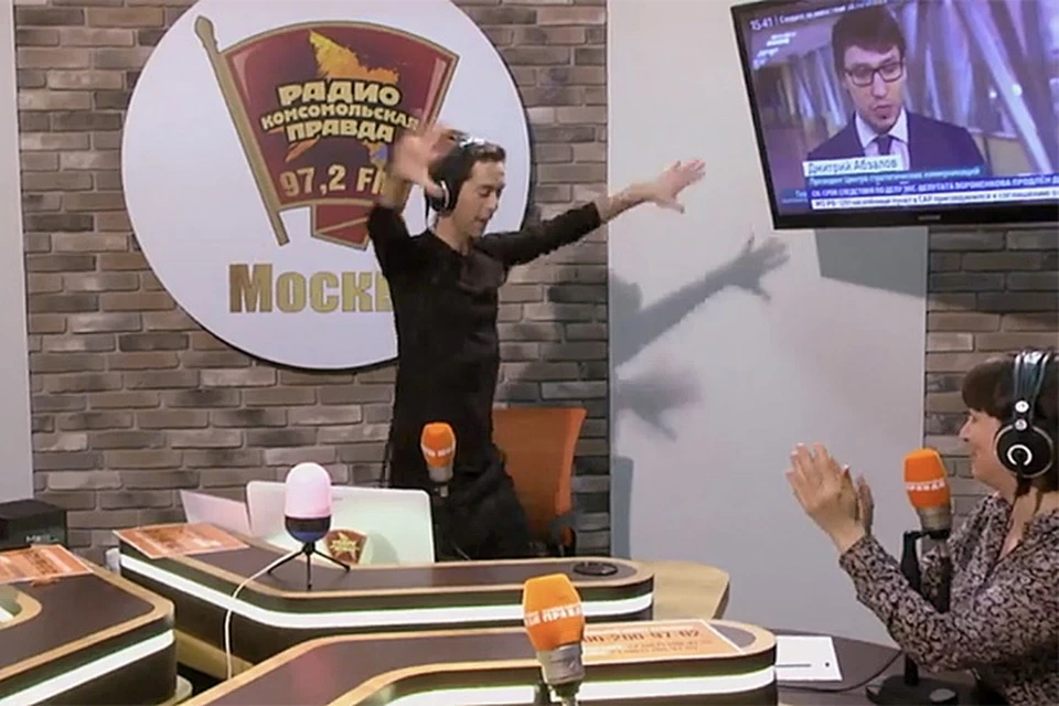 Марк Тишман станцевал лезгинку в эфире Радио «Комсомольская правда»